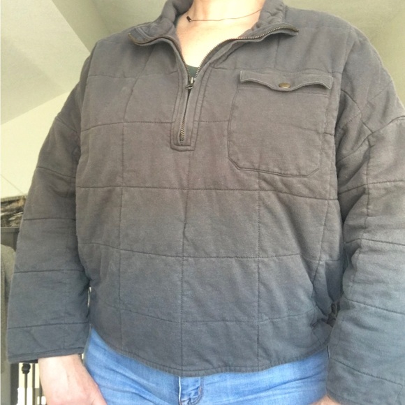 O’Neill Women’s Large charcoal Quiktes 3/4 Zip jacket - Picture 1 of 4